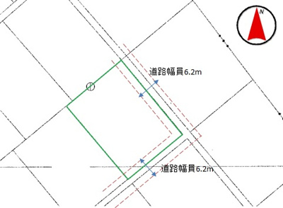 【区画図】 | 大田原市小滝600万円　土地