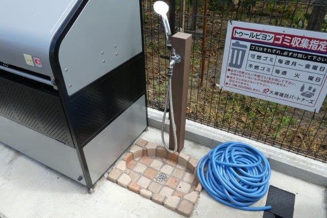 倉敷市船穂町船穂のアパートのその他共用部分|ペット用足洗い場