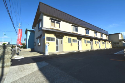 【外観】 | 北美コーポB | 物件の外観です。一戸建て感覚のメゾネットタイプ