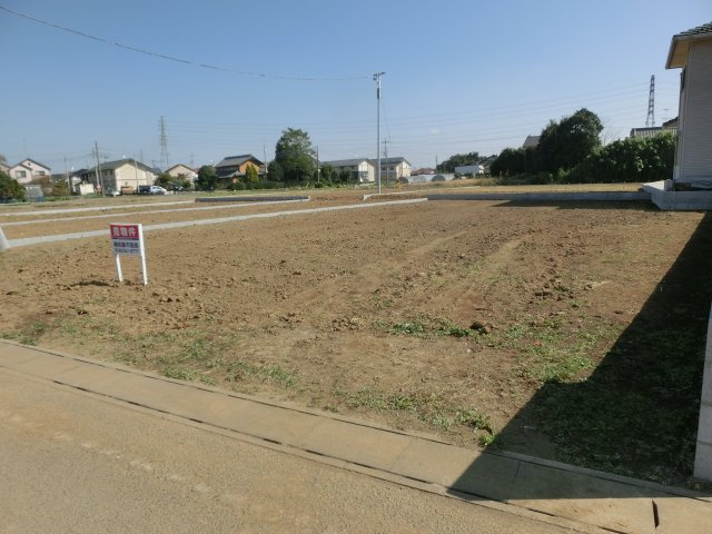 鴻巣市屈巣の売地の外観
