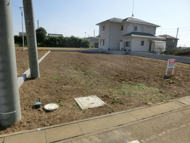 鴻巣市屈巣の売地の外観