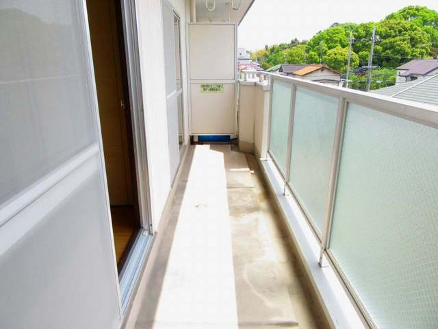 ガーデンハイツのバルコニー