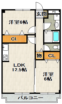 ガーデンハイツの間取り