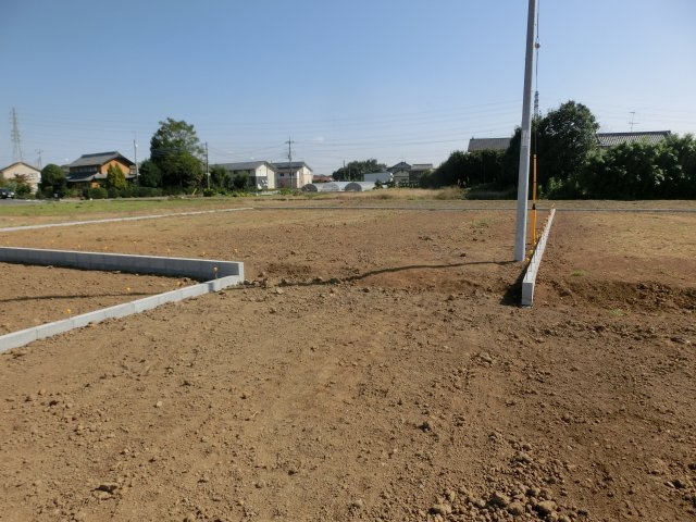 鴻巣市屈巣の売地の外観