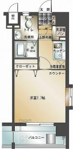 【間取り】 | エンクレスト博多Ⅱ