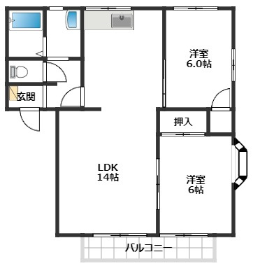 【間取り】 | イージストパレス | 現況を優先します。
