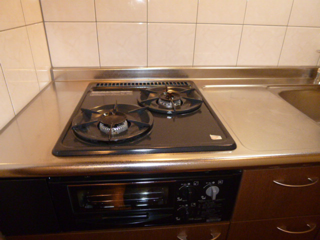 スタイリッシュ・レジデンスⅡのキッチン|２口コンロ