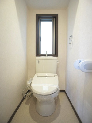 【トイレ】 | パルティールメゾンⅡ | 温水洗浄暖房便座機能付きです♪