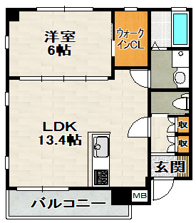 グリーンコートARAMAKIの間取り