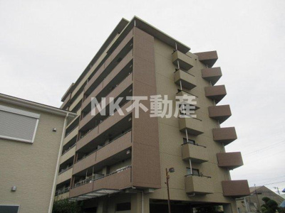 【外観】 | レシェンテオクノ（八戸ノ里賃貸） | 外観は落ち着いています