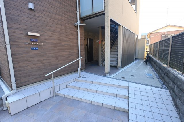 クレイノハイツサングリーンⅡのエントランス