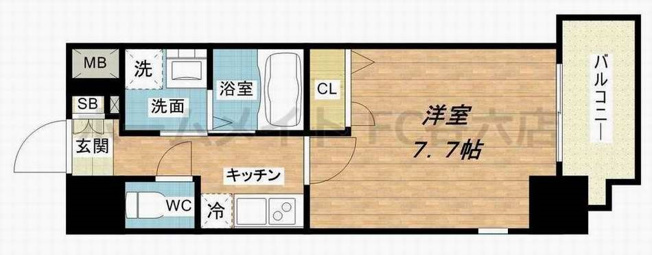 【間取り】 | La Douceur梅田East