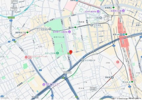 新宿セントランドビルの地図