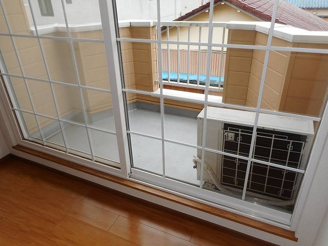 ブリーズハウスBのバルコニー