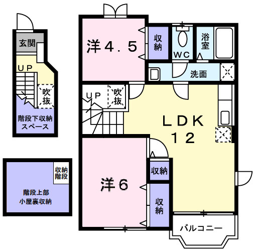ブリーズハウスBの間取り