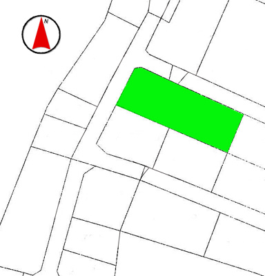 【区画図】 | 大田原市大輪300万円　土地