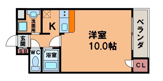【間取り】 | フローレ西田辺