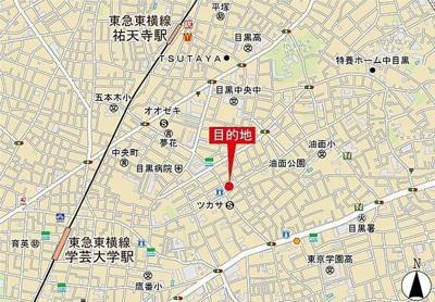 【地図】 | ブランシェ学芸大学Ⅲ | ブランシェ学芸大学Ⅲ