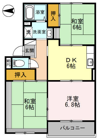 【間取り】 | フラワーヒルまつもと