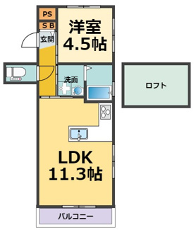 【間取り】 | ジョイフルハイツ五番館