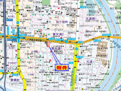 【地図】 | ライオンズマンション東天満