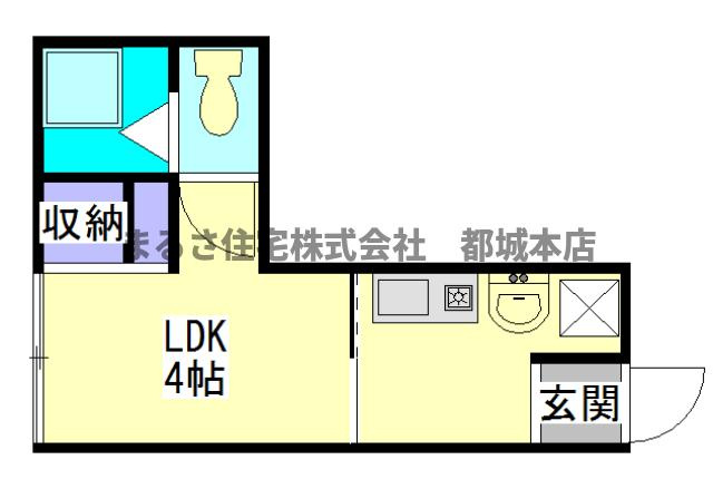 エムズ牟田の間取り