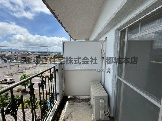 サンライズ都北のバルコニー