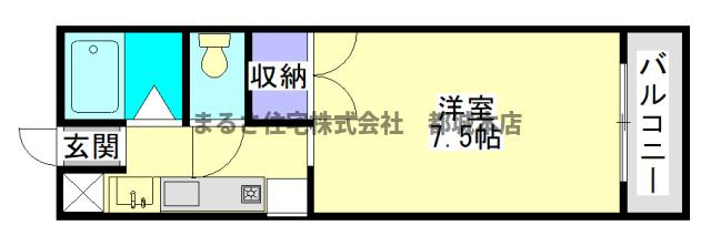 サンライズ都北の間取り