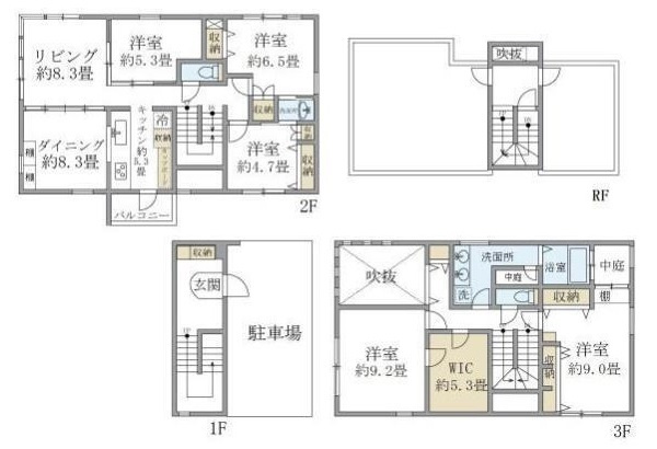 港区西麻布１丁目の賃貸マンションの間取り