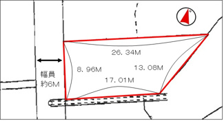 【区画図】 | 今帰仁村字諸志（58.68坪）