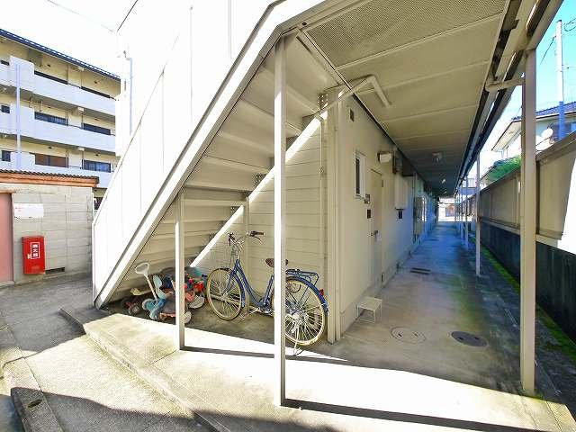 コーポｎａｍｏ　Ｂ棟のその他共用部分|自転車置き場です