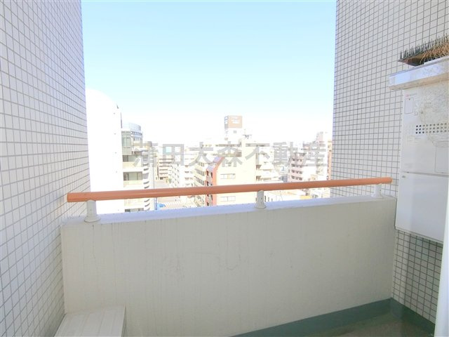 西蒲田パークホームズの展望|6.6帖の寝室バルコニー