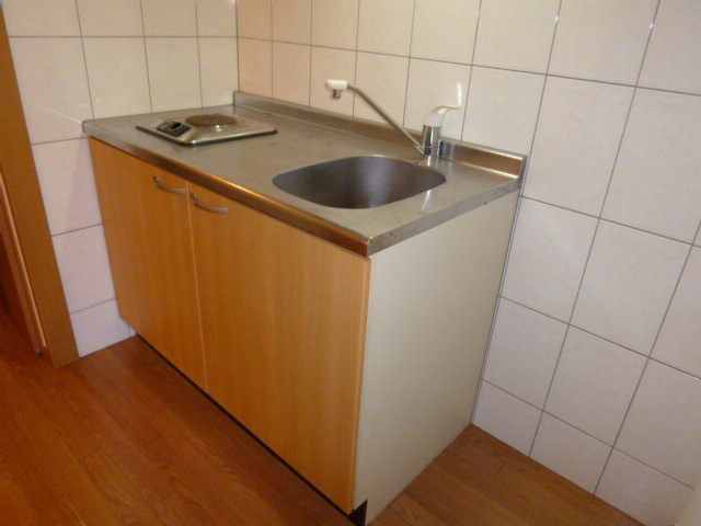 コンフォールのキッチン|一口電気コンロ