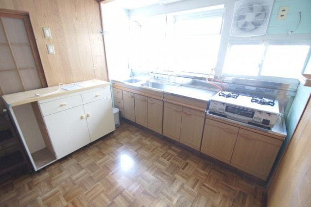 那の川戸建Ⅱのキッチン|那の川戸建Ⅱ(1-2階）
2口コンロ
