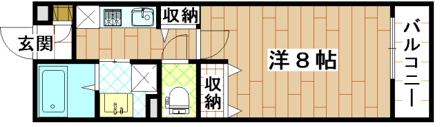 ＡＳＴＡ　ＭＡＳＵＭＩ(近畿大学一人暮らし)の間取り