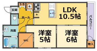 【間取り】 | 甲子園東行マンション