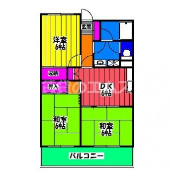 【間取り】 | グルーリャ大和 | グルーリャ大和の間取り