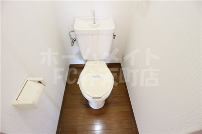 【トイレ】 | ハイツ山崎 | 落ち着いたトイレです