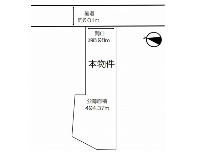 【土地図】 | 山科区大塚元屋敷町　売地