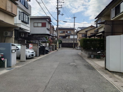 【前面道路含む現地写真】 | 山科区大塚元屋敷町　売地