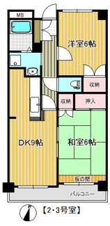 【間取り】 | 南大野田271ビル