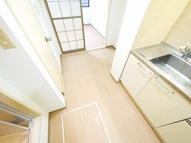 ソレイユ（田部町）のキッチン|きれいなキッチンです