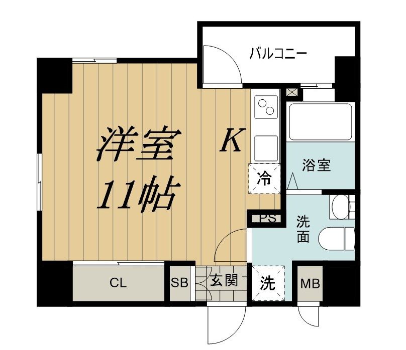 リエス千葉新宿の間取り