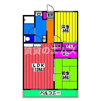 【間取り】 | 第１５博多駅南ＩＲ　ＢＬＤ. | 第１５博多駅南ＩＲ　ＢＬＤ.の間取り