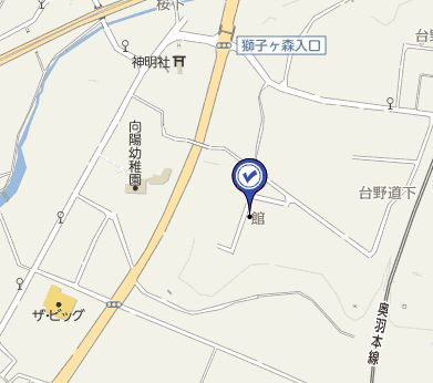 【地図】 | 大館市釈迦内字館・売地