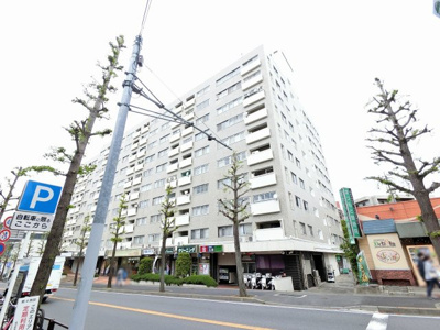 【外観】 | 東急鷺沼ドエル | 家族と会話が弾む対面式キッチン採用。買物時に便利なエレベーター付。