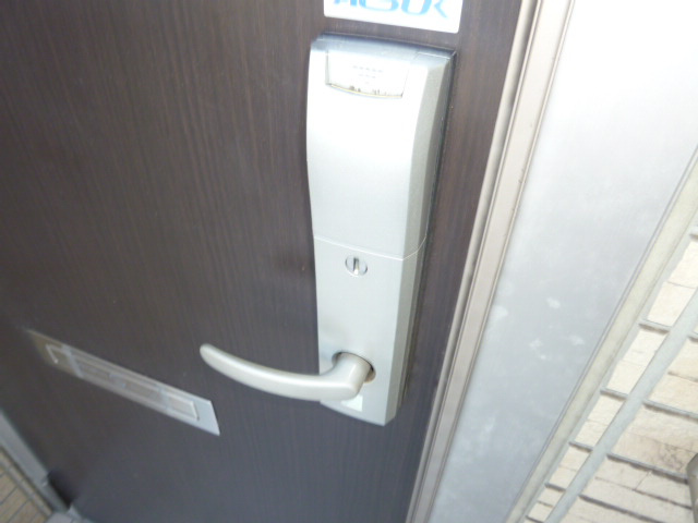 倉敷市連島町連島のアパートのセキュリティ