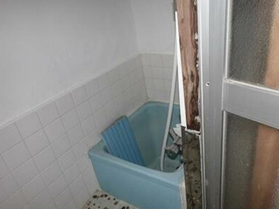 【浴室】 | 山科区御陵原西町　中古アパート一棟（賃貸オーナーチェンジ）