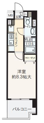ビバーチェ鷺洲の間取り