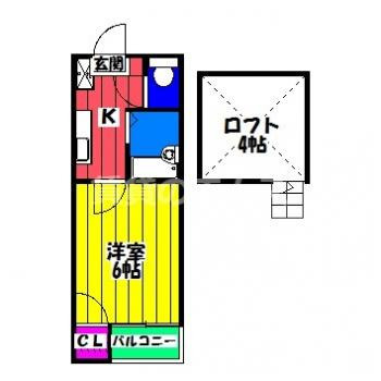 【間取り】 | アゼリア竹下 | アゼリア竹下の間取り